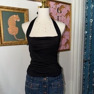 Shape FX Black Halter Camisole